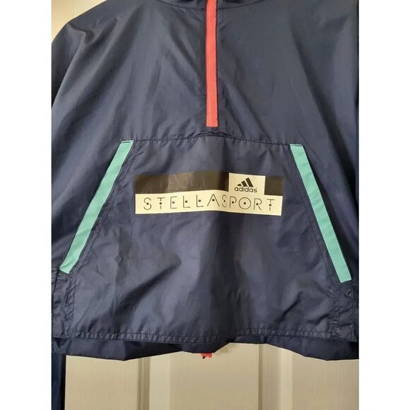 ADIDAS STELLASPORT GLOW WINDBREAKER JACKET SIZE S - Picture 3 of 11